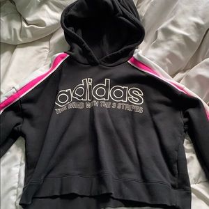 Cropped adidas hoodie